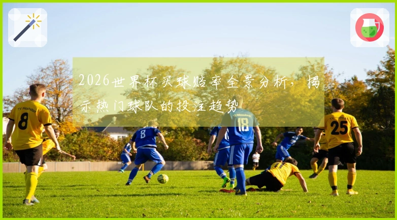 2026世界杯买球赔率全景分析，揭示热门球队的投注趋势
