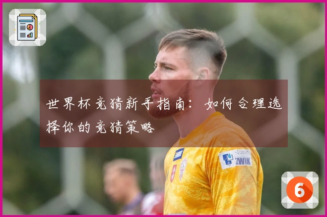 世界杯竞猜新手指南：如何合理选择你的竞猜策略